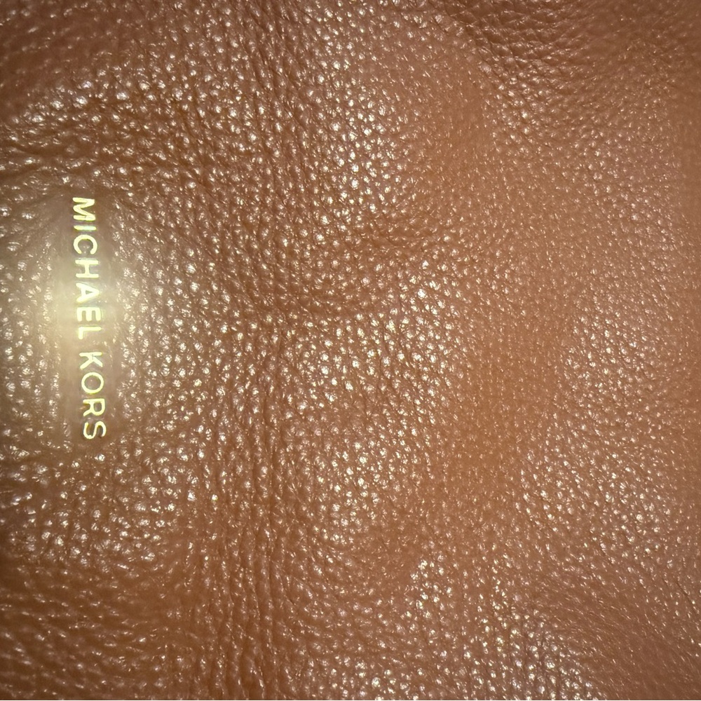Michael Kors Tan Leather Hobo Bag - Picture 6 of 7